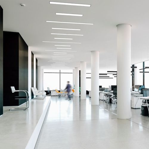 Luminária técnica de sobrepor - LESS - RZB - de LED / linear / retangular