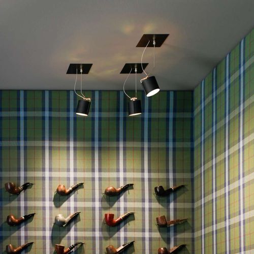 Spot pendente - FLEX MONO - Buschfeld Design - de LED / halôgeno / redondo