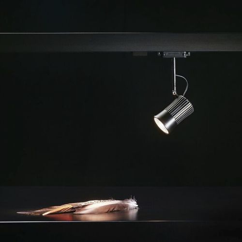 Spot de trilho de LED - THIRTY-FIVE S - Buschfeld Design - redondo / metálico / da linha comercial