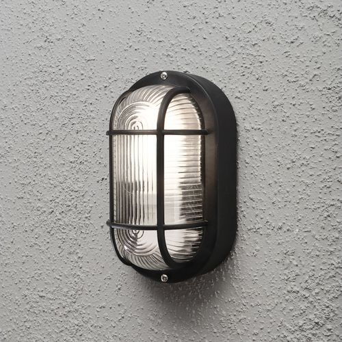 Arandela de estilo industrial - ELMAS - Gnosjö Konstsmide - para ambiente externo / metálica / em material plástico