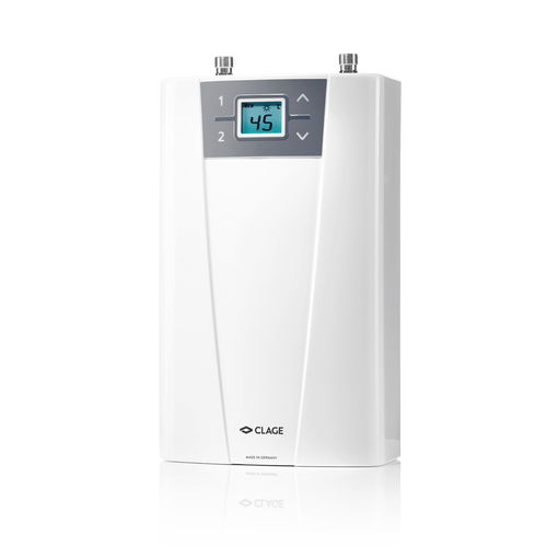 Aquecedores de passagem elétrico - CEX 7-U - CLAGE GmbH - de parede / sob pia ou lavatório / vertical