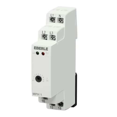 Relé eletromecânico CA - MPH 1 - Eberle Controls - NA/NF / sequencial / trifásico