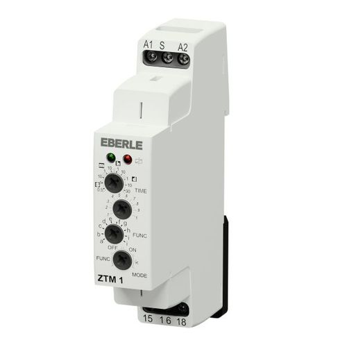 Relé eletromecânico CC - ZTM 1 - Eberle Controls - CA / NA/NF / para trilho DIN