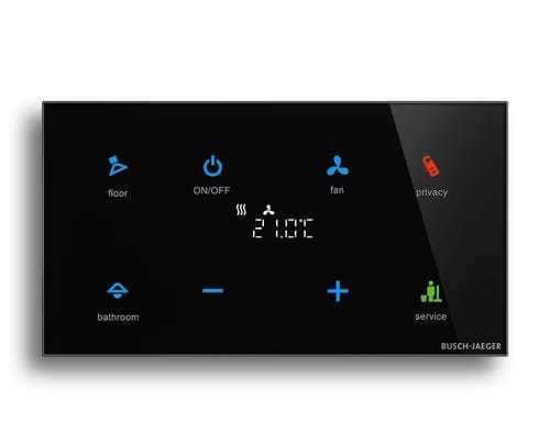 Teclado de controle para controle de acesso - tacteo® - BUSCH-JAEGER - para sistema de automação residencial / para sistema de ventilação / para sistema de aquecimento