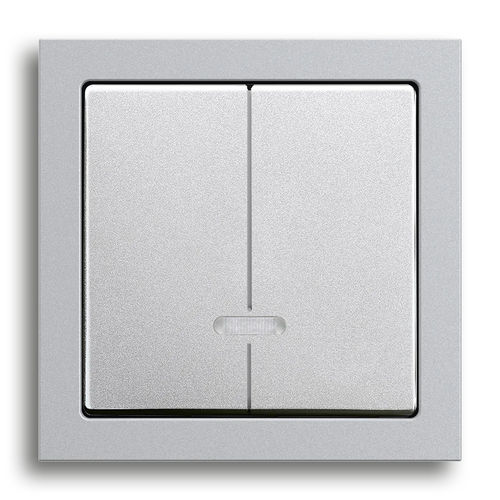 Interruptor dimmer com botão de comando - MEMORY - BUSCH-JAEGER - de embutir / duplo / em material plástico