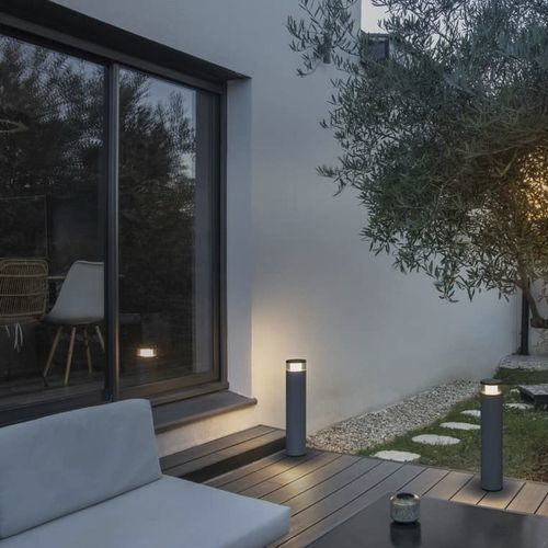 Poste balizador de iluminação de jardim - M-POL M POLEHEAD - SLV ELEKTRONIK - contemporâneo / em alumínio / de LED