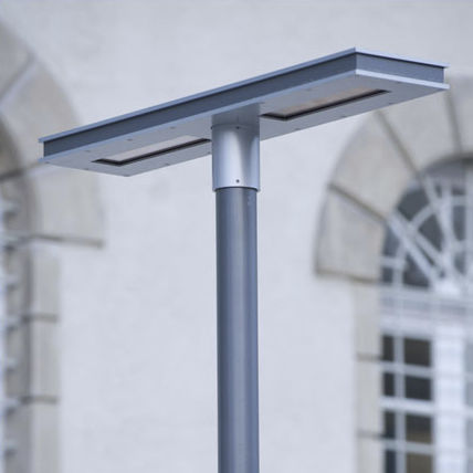 Poste de iluminação pública - TABULARE A  TANDEM  - LECCOR Leuchten GmbH - para jardim / contemporâneo / em alumínio