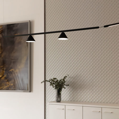 Spot de trilho de LED - OVAL 24V CONE - ONOK LUZ TECNICA - cônico / oval / metálico