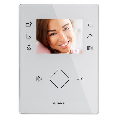 Vídeo-porteiro branco - ZH1262W - FARFISA - residencial / profissional / de parede