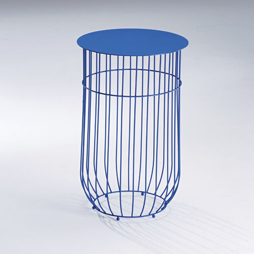 Mesa de centro contemporânea - CYLINDER - Siru Lighting - em ferro / com base em aço / com base em arame