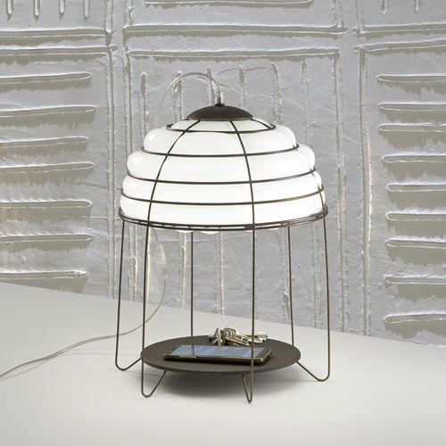 Luminária de chão sem pé - TITTI - Siru Lighting - em arame / em vidro soprado / contemporânea