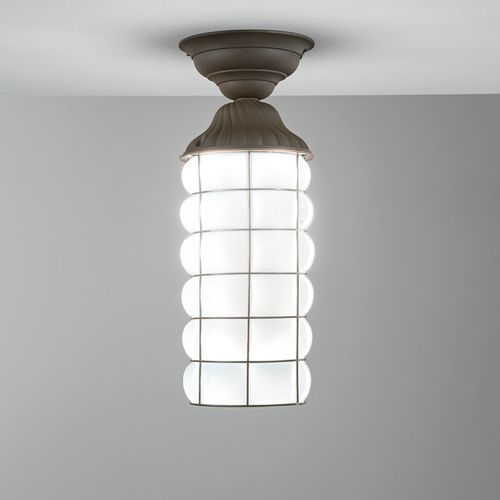 Plafon clássico - CORNO DUCALE - Siru Lighting - cilíndrico / metálico / em vidro soprado