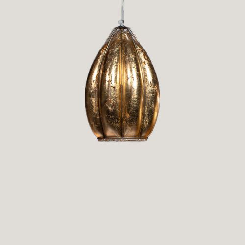 Pendente - FOGLIA ORO - Siru Lighting - em cristal / com folha de ouro / contemporânea