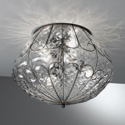 Plafon clássico - SAN TOMÀ - Siru Lighting - redondo / escultura / em arame