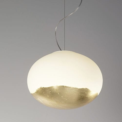 Pendente - BOLLA - Siru Lighting - em vidro soprado / com folha de ouro / contemporânea