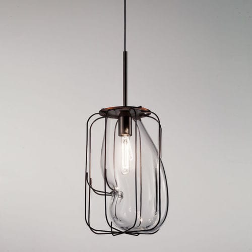 Pendente - PAUSE - Siru Lighting - de tela metálica / em vidro soprado / contemporânea