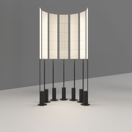 Luminária de piso - SCREEN GRID - PROLICHT - metálica / contemporânea / Wire