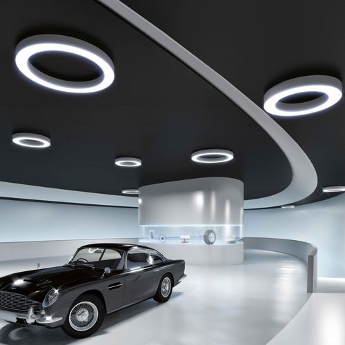 Luminária técnica saliente - GLORIOUS - PROLICHT - de LED / com malha em anéis / geométrica