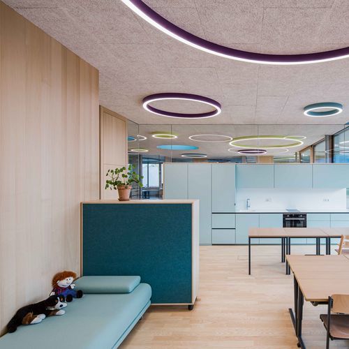 Luminária técnica saliente - GLORIOUS - PROLICHT - de LED / com malha em anéis / geométrica