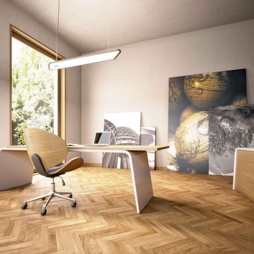 Luminária técnica pendente - HADI-Q - PROLICHT - de LED / retangular / geométrica