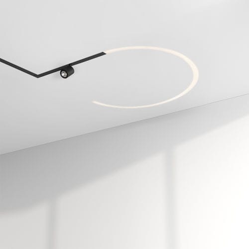 Plafon contemporâneo - FORTIES - PROLICHT - redondo / tubular / em alumínio