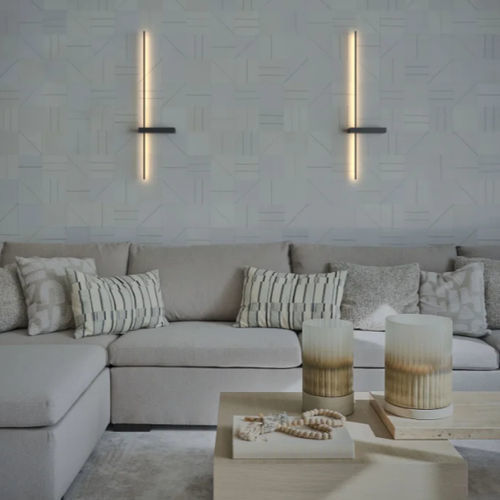 Arandela contemporânea - 320-1430 - PROLICHT - para ambiente interno / metálica / geométrica