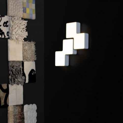 Arandela contemporânea - NOA - Carpyen, - para ambiente interno / em alumínio / quadrada