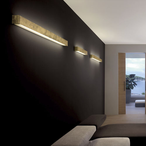 Arandela contemporânea - BOX - OTY - para ambiente interno / metálica / linear