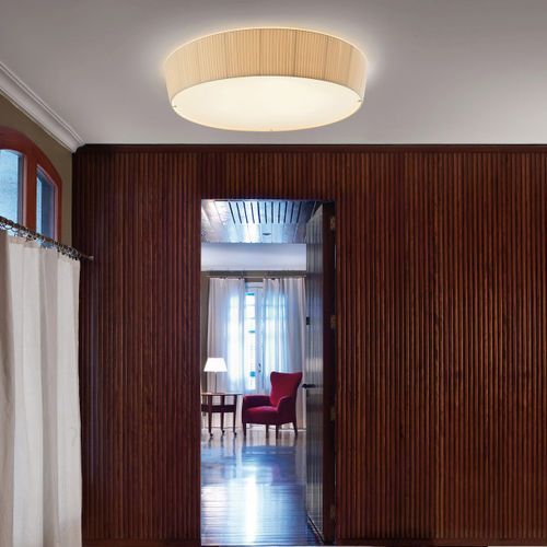 Plafon contemporâneo - PLAFONET 95 - BOVER Barcelona - redondo / em algodão / de LED
