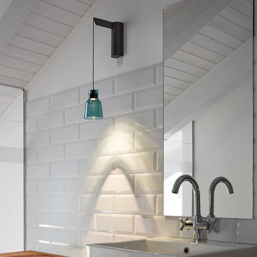 Arandela contemporânea - DRIP/DROP A/01 - BOVER Barcelona - para ambiente interno / em alumínio / em vidro borossilicato