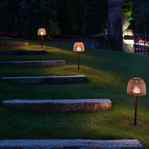 Poste balizador de iluminação de jardim - ATTICUS B/66 - BOVER Barcelona - contemporâneo / em alumínio / em aço inoxidável