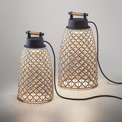 Luminária de mesa - NANS PORTABLE M/41 - BOVER Barcelona - em alumínio / em aço inoxidável / em teca