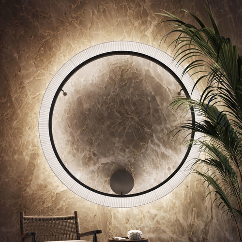 Arandela contemporânea - RODA PF/200 - BOVER Barcelona - para ambiente interno / em alumínio / em aço