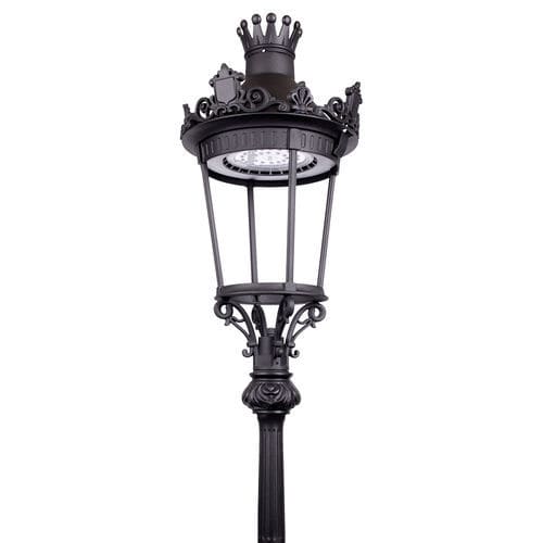 Poste de iluminação pública - ATENEA - Salvi Lighting - clássico / em alumínio fundido / em vidro