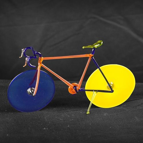 Escultura em vidro de Murano - BIKE - Arte di Murano - feita à mão / de instalação livre / da linha comercial