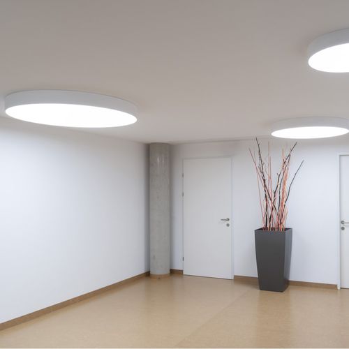 Plafon contemporâneo - BADO - MOLTO LUCE - redondo / em alumínio / de LED