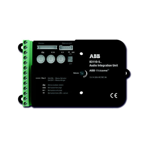 Módulo de interfone preto - ABB Home and Building Automation - residencial / de embutir / unidade externa