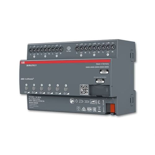 Variador de luminosidade para trilho DIN - DA/M.6.210.2.1 - ABB Home and Building Automation