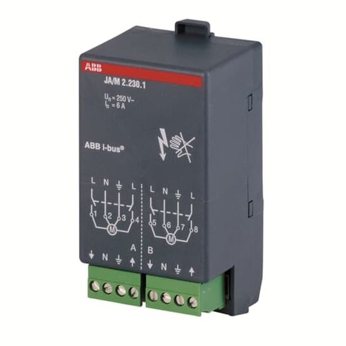 Atuador de persiana protocolo KNX - JA/M2.230.1 - ABB Home and Building Automation - da linha residencial / da linha comercial / para ambiente interno