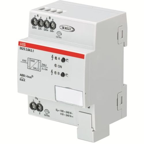 Módulo de interface passarela - DG/S2.64.5.1 - ABB Home and Building Automation - em trilho DIN / para sistema de automação residencial / protocolo KNX