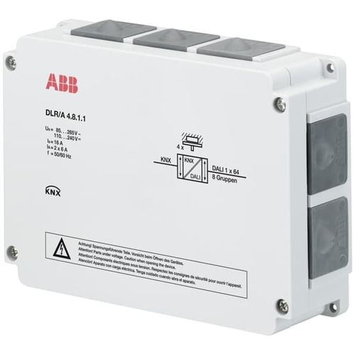Módulo de controle para iluminação - DLR/A4.8.1.1 - ABB Home and Building Automation - de sobrepor / para ambiente interno / da linha residencial
