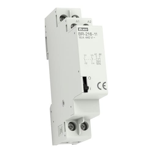Relé eletromecânico CA - BR-216-11 - ELKO - NA/NF / biestável / para trilho DIN