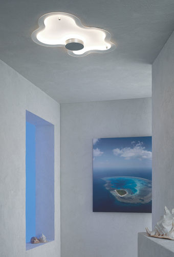 Plafon contemporâneo - CLOUD: 400 800 09 - ESCALE Möbel & Leuchten - em alumínio / de LED