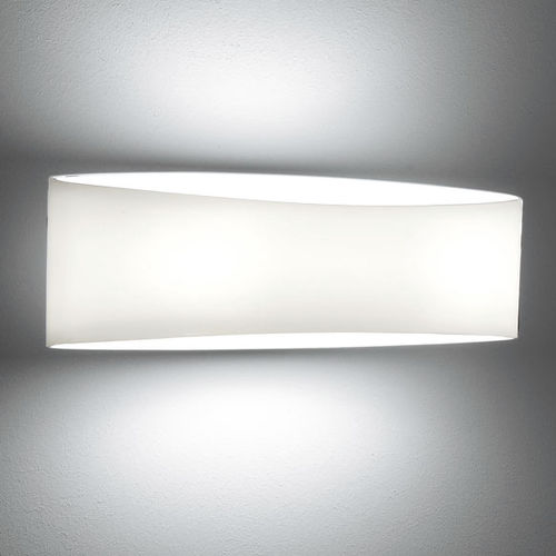 Arandela contemporânea - 8503  - Holtkötter Leuchten - em vidro / para banheiro / halôgena