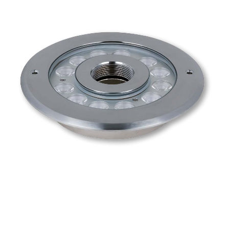 Luminária técnica de embutir - CATAR-12R - Artecta / Highlite Int. - de LED / redonda / IP68
