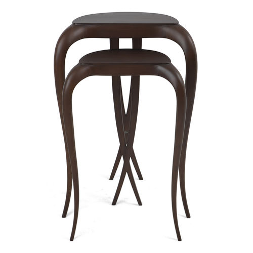 Mesa ninho clássica - 76-0415 DUO - Christopher Guy - em mogno / com base em mogno / curva