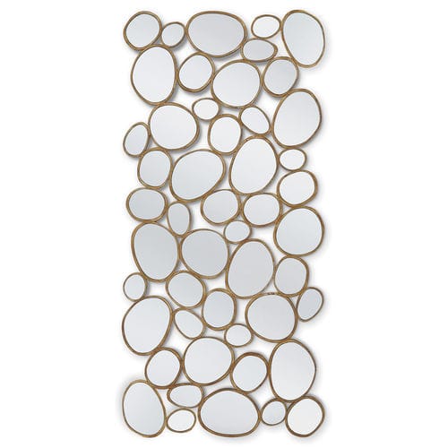 Espelho de parede - PEBBLE BEACH - Christopher Guy - contemporâneo / em madeira folheada a ouro / dourado