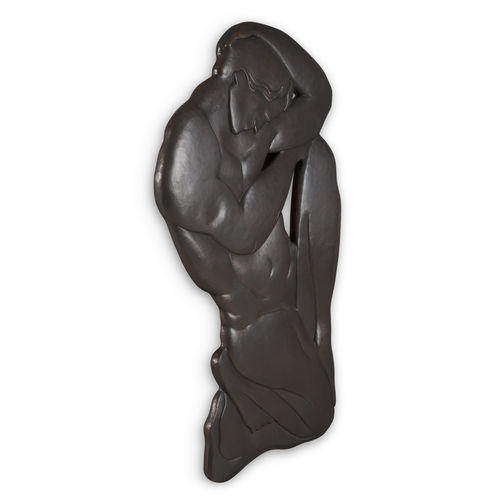 Escultura em cobre - 46-0466 PENSEUR  - Christopher Guy - de parede