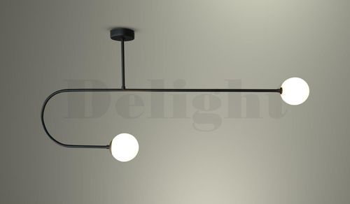 Plafon contemporâneo - ME-TURN - Zefkilis Bros Co - Delight - em vidro soprado / metálico / em opalina