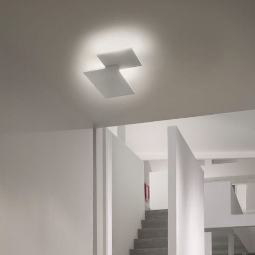 Plafon contemporâneo - PUZZLE - LODES - metálico / de LED